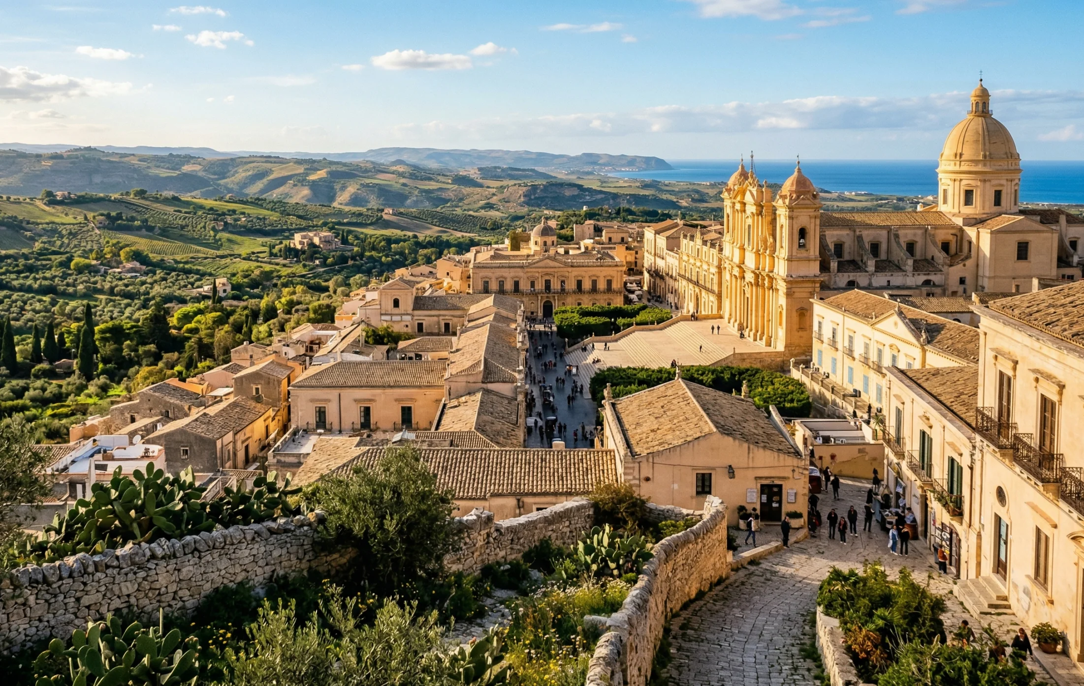 itinerario in auto val di noto